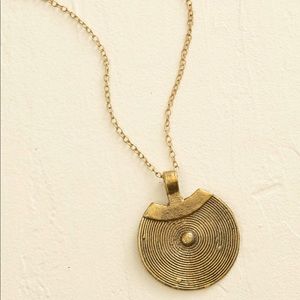 Noonday Collection Spiraled Pendant Necklace -Gold